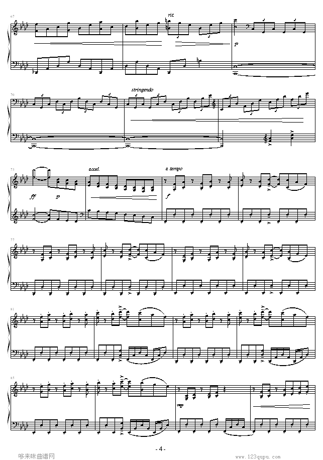 Fighting-(原版)-最终幻想钢琴曲谱（图4）