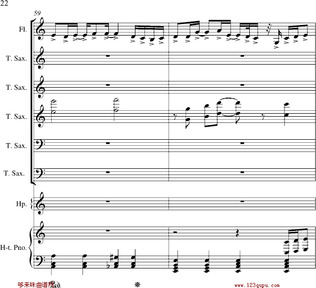 心雨-周杰伦钢琴曲谱（图22）