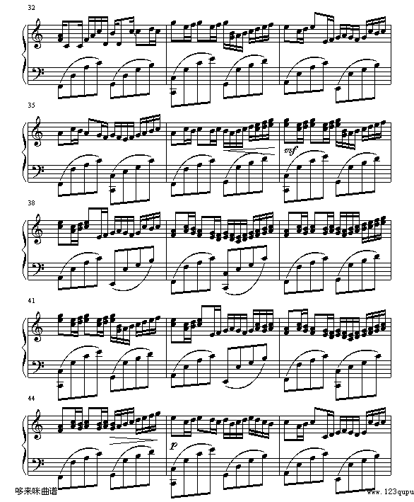 Kanon by Pachelbel-帕赫贝尔-Pachelbel钢琴曲谱（图3）