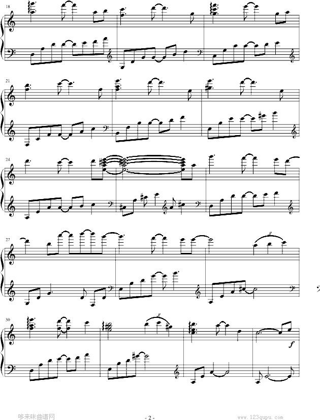 夏日香气-之Instrumental-韩日剧钢琴曲谱（图2）
