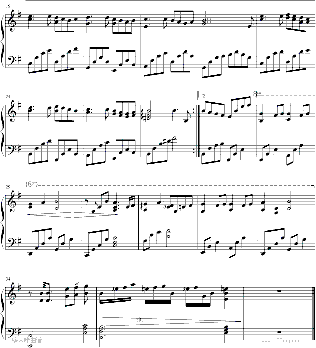 小情人-张镐哲钢琴曲谱（图2）