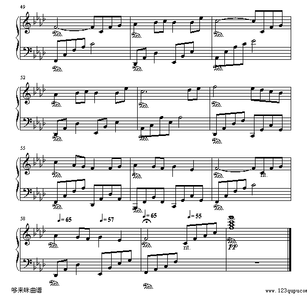 童年-班得瑞钢琴曲谱（图5）