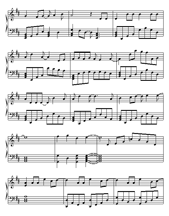 好人-侧田钢琴曲谱（图5）