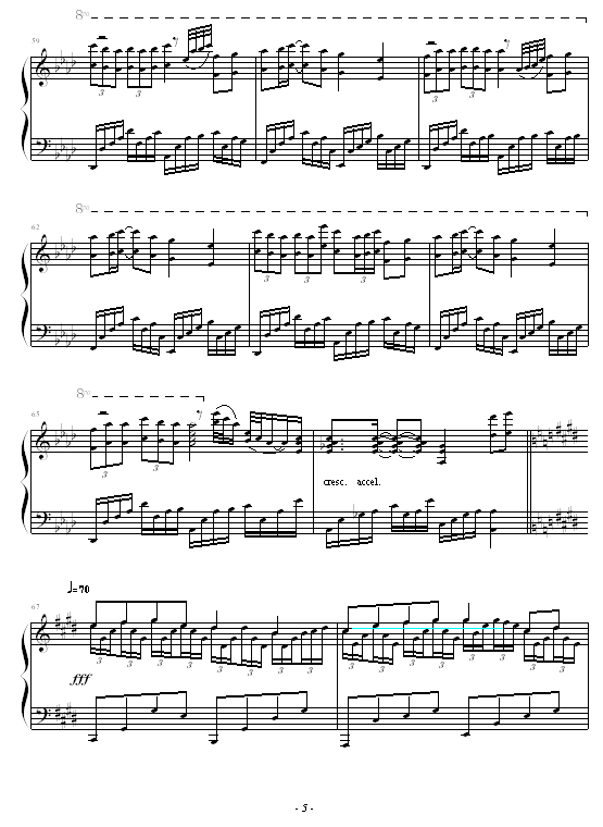 无尽的爱 - 神话 ( 成龙)-成龙钢琴曲谱（图5）