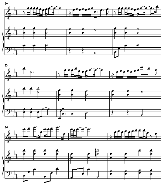 只对你说-林俊杰钢琴曲谱（图2）