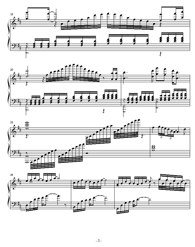 等待-韩磊钢琴曲谱（图3）