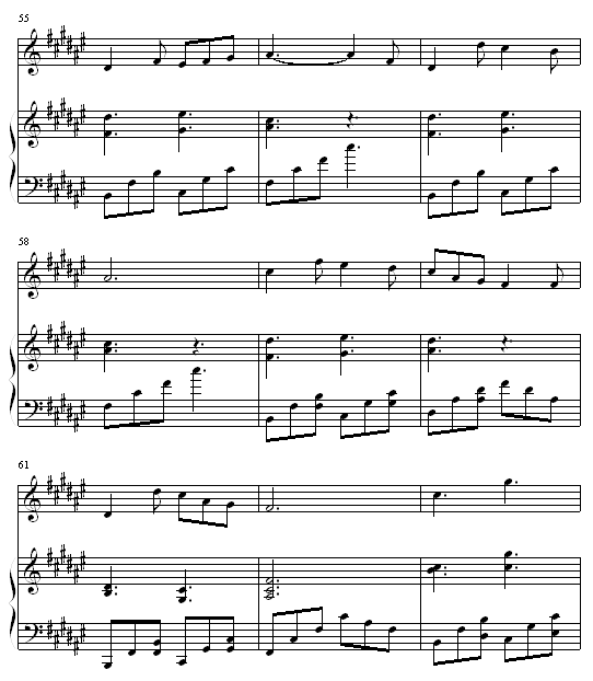 过云雨-张敬轩钢琴曲谱（图7）