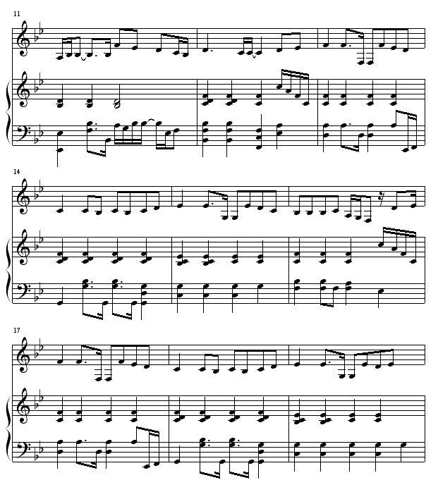 黑色幽默 伴奏-周杰伦钢琴曲谱（图2）