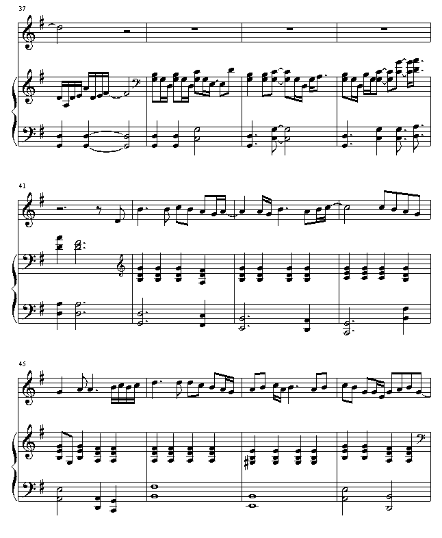 世界末日-弹唱版-周杰伦钢琴曲谱（图4）