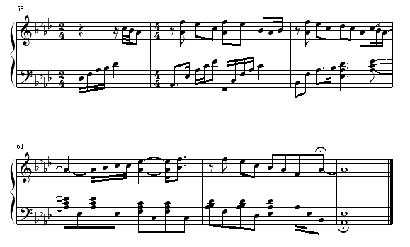 心中的日月-王力宏钢琴曲谱（图5）