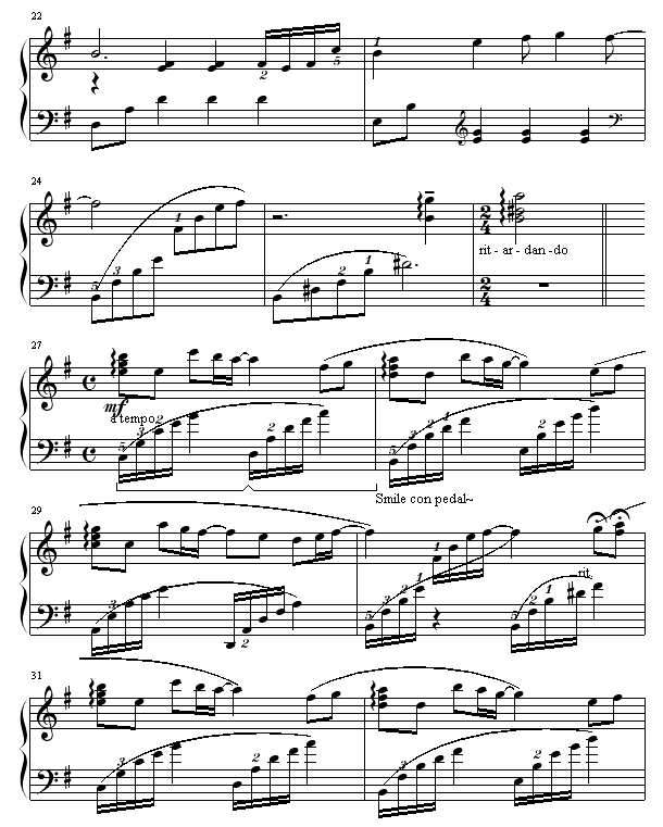 Kirara-金城武钢琴曲谱（图3）