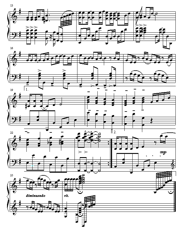 大约在冬季-齐秦钢琴曲谱（图2）