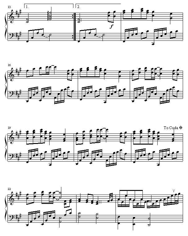 美丽的神话-孙楠钢琴曲谱（图2）