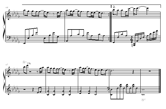 枫 - ﹑Shēkˊ﹏上传版-周杰伦钢琴曲谱（图7）
