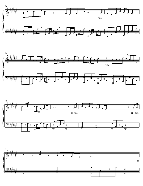 记得忘记-林峰钢琴曲谱（图4）