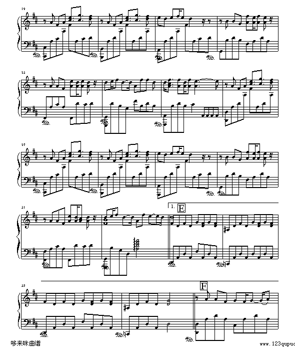 借口-周杰伦钢琴曲谱（图2）
