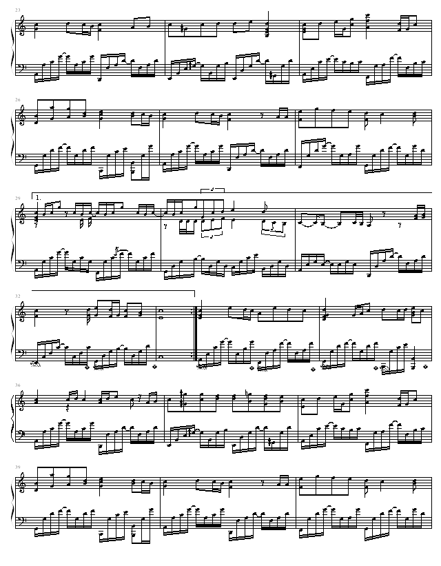 黑色毛衣 -05895464版-周杰伦钢琴曲谱（图2）