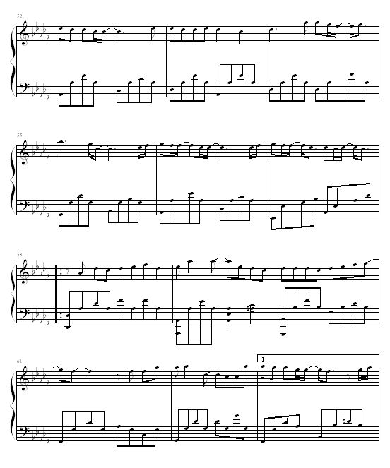 枫 - ﹑Shēkˊ﹏上传版-周杰伦钢琴曲谱（图6）