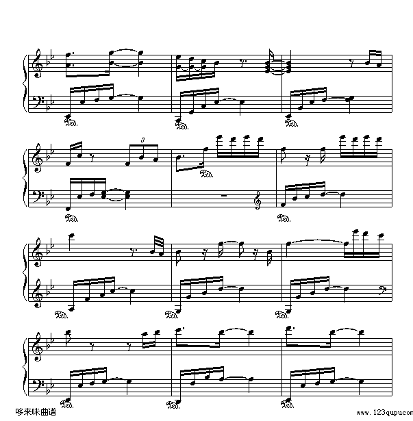 断点-张敬轩钢琴曲谱（图9）
