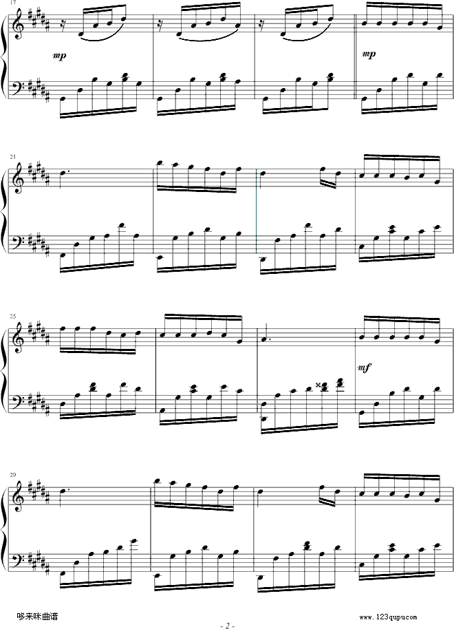 独角戏-许茹芸钢琴曲谱（图2）