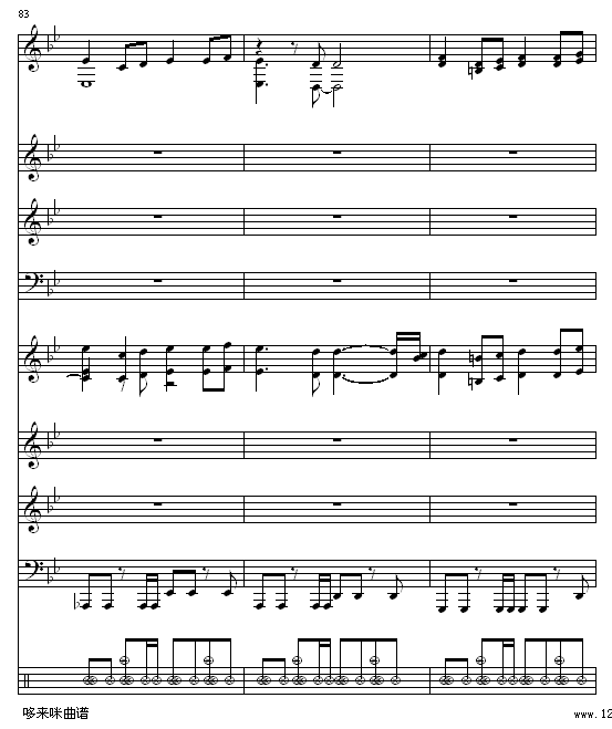 布拉格广场-緋村剑心版-蔡依林钢琴曲谱（图28）