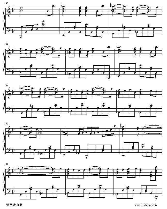 离不开他-温岚钢琴曲谱（图4）
