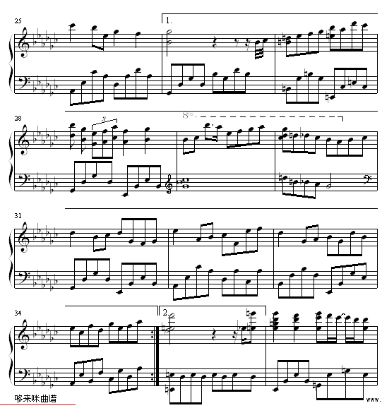 有隻雀仔-薛凱琪钢琴曲谱（图3）