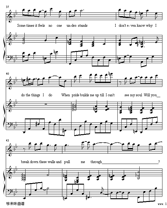 Journey - 弹唱版-张韶涵钢琴曲谱（图5）