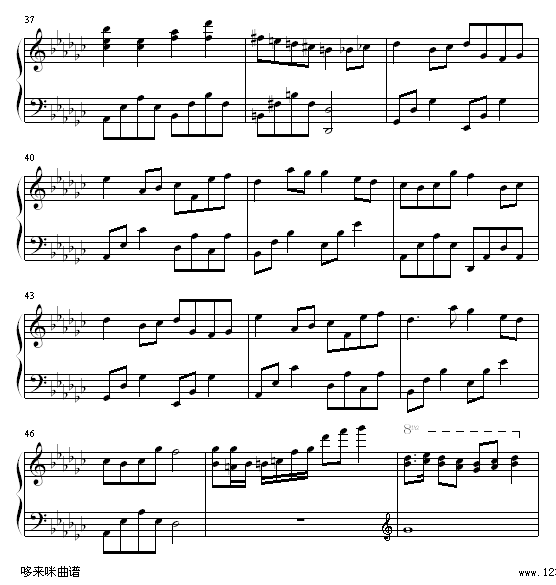有隻雀仔-薛凱琪钢琴曲谱（图4）