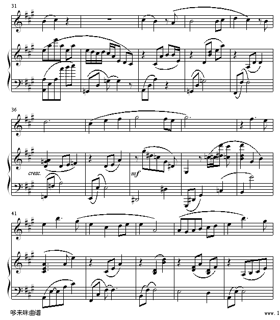 超龄-杨千华钢琴曲谱（图3）