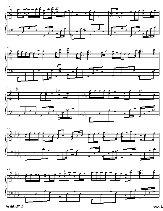 南瓜车-薛凱琪钢琴曲谱（图4）