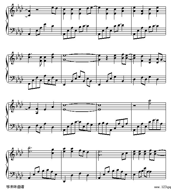 感情线上-郑秀文钢琴曲谱（图3）