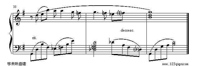 千言万语-邓丽君钢琴曲谱（图3）