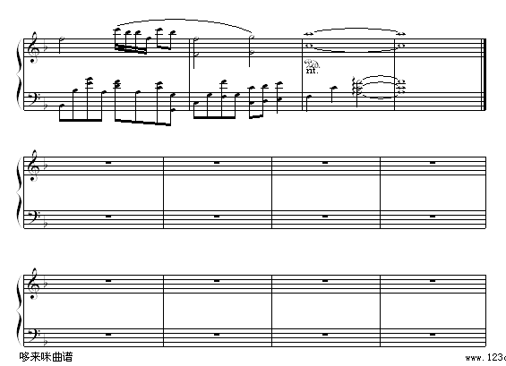 颓废-弦子钢琴曲谱（图4）