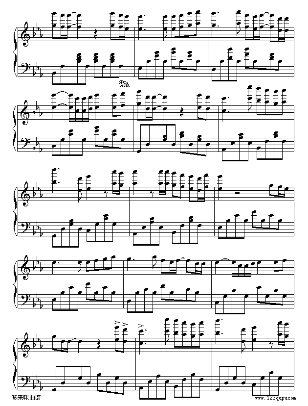 后来-刘若英钢琴曲谱（图5）