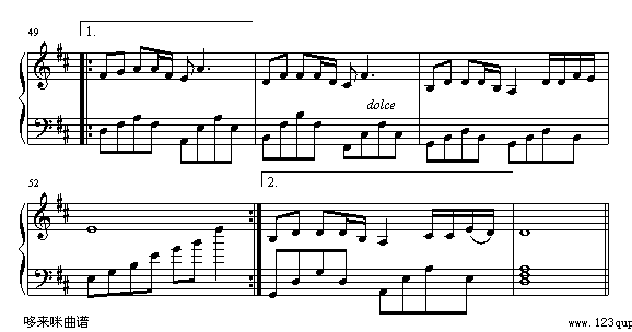 奉献-苏芮钢琴曲谱（图5）