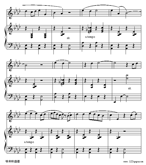 天黑黑-弹唱版-孙燕姿钢琴曲谱（图2）