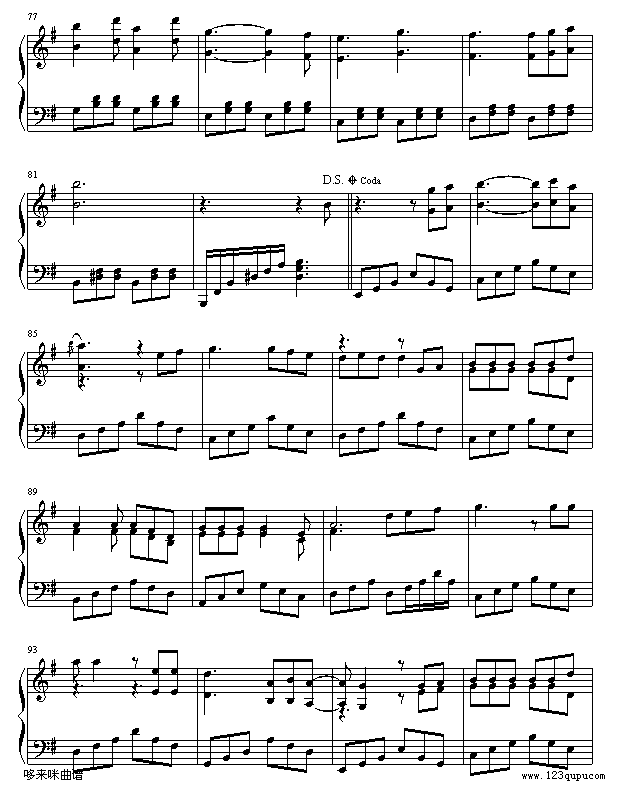 知心爱人-任静钢琴曲谱（图5）