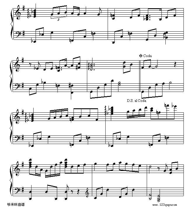 遇见-孙燕姿钢琴曲谱（图4）