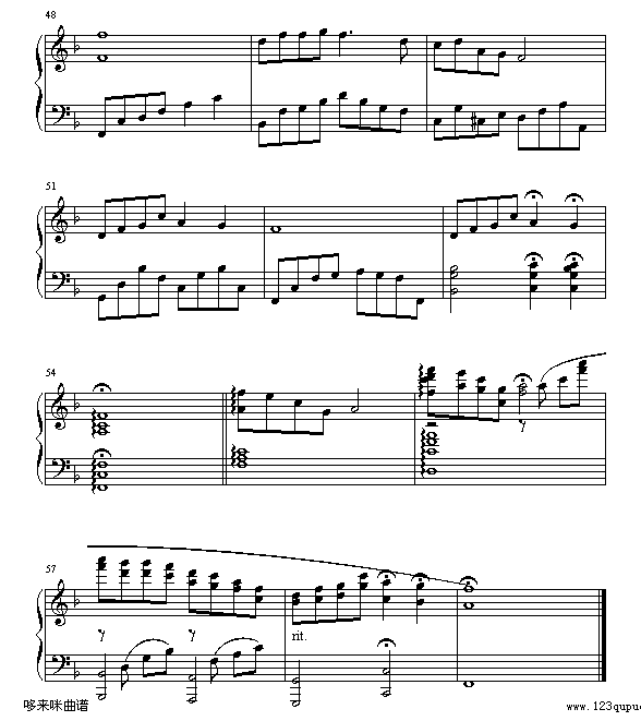 女人花-梅艳芳钢琴曲谱（图5）