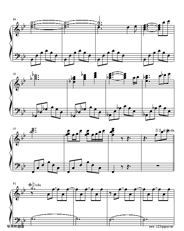 爱-莫文蔚钢琴曲谱（图4）