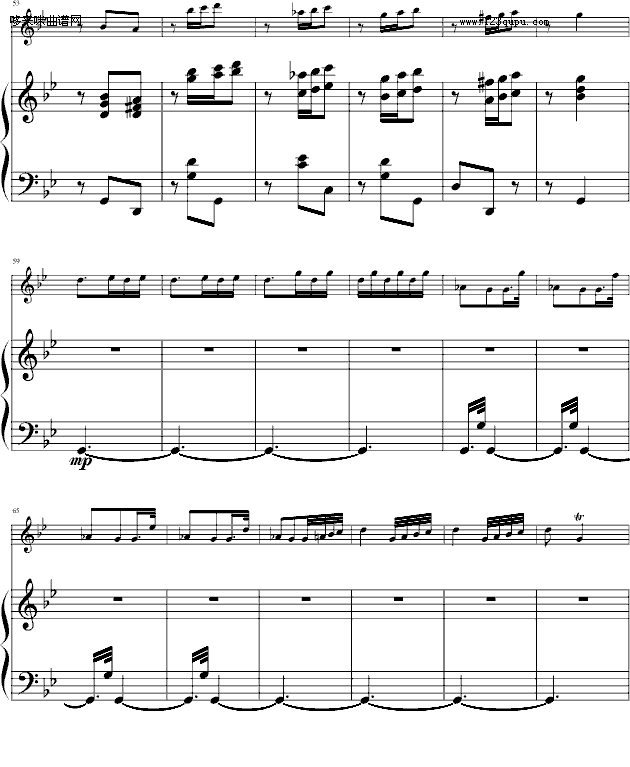 四季·夏-（小提琴/钢琴）-维瓦尔第钢琴曲谱（图5）