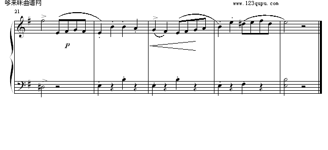 铃鼓舞曲-(简单喔)-克拉莫钢琴曲谱（图2）