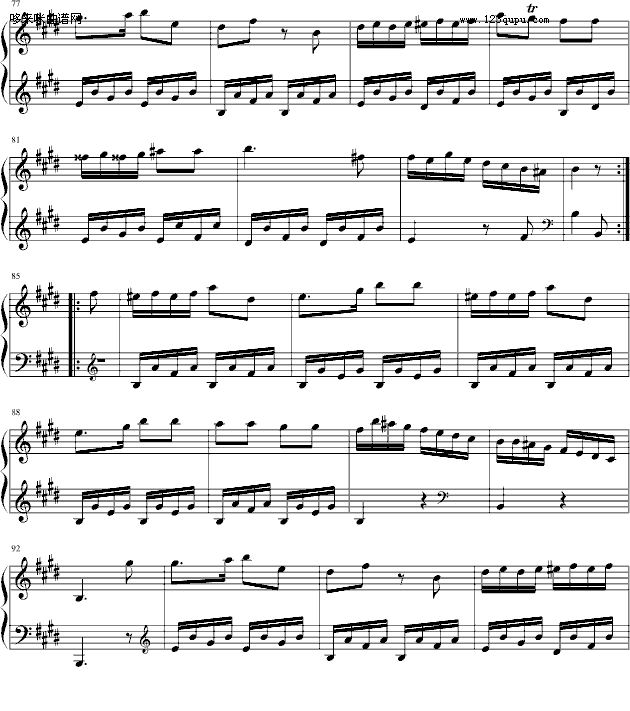 海顿钢琴奏鸣曲34-（终乐章）-海顿钢琴曲谱（图5）