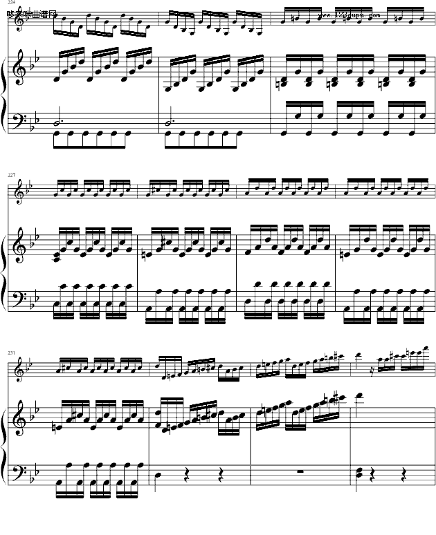 四季·夏-（小提琴/钢琴）-维瓦尔第钢琴曲谱（图18）