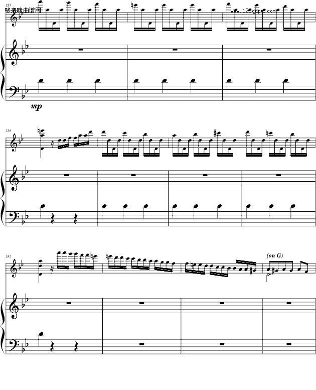 四季·夏-（小提琴/钢琴）-维瓦尔第钢琴曲谱（图19）