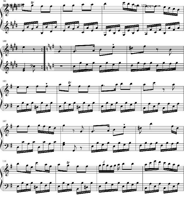 海顿钢琴奏鸣曲34-（终乐章）-海顿钢琴曲谱（图6）