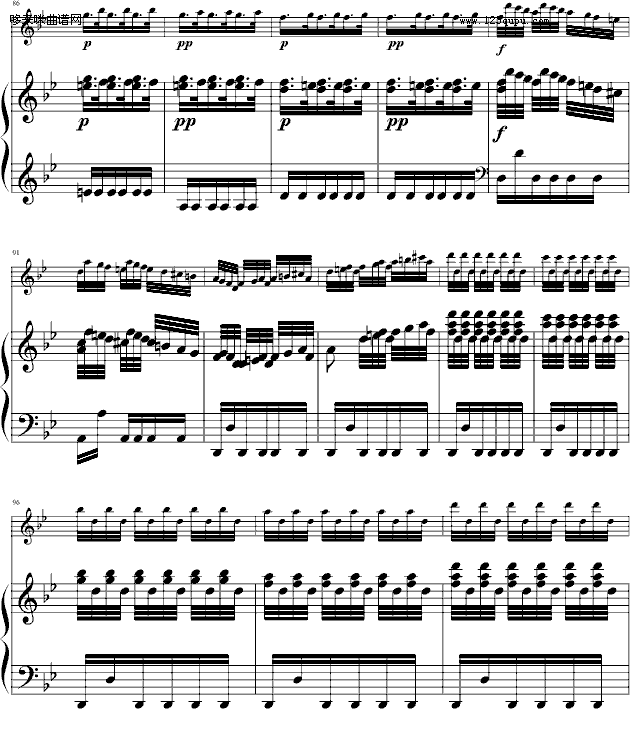 四季·夏-（小提琴/钢琴）-维瓦尔第钢琴曲谱（图7）