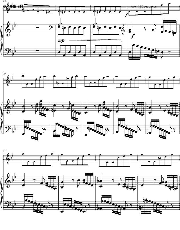 四季·夏-（小提琴/钢琴）-维瓦尔第钢琴曲谱（图20）