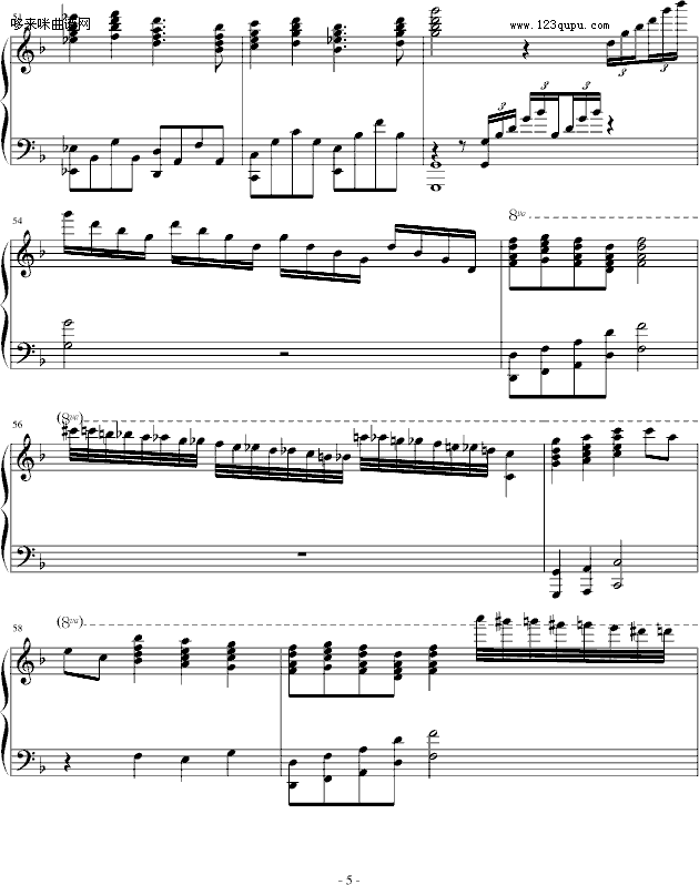 Exodus-马克西姆钢琴曲谱（图5）
